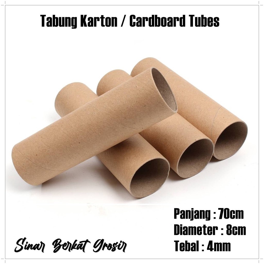 

Tabung Karton / Selongsong Kardus / Cardboard Tube 70cm - 8cm