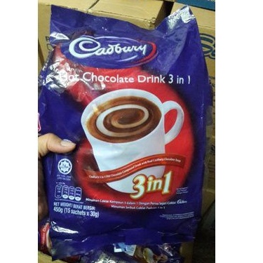 

Cadbury Hot Chocolate Drink 3in1 450gr/cadbury drink 3in1