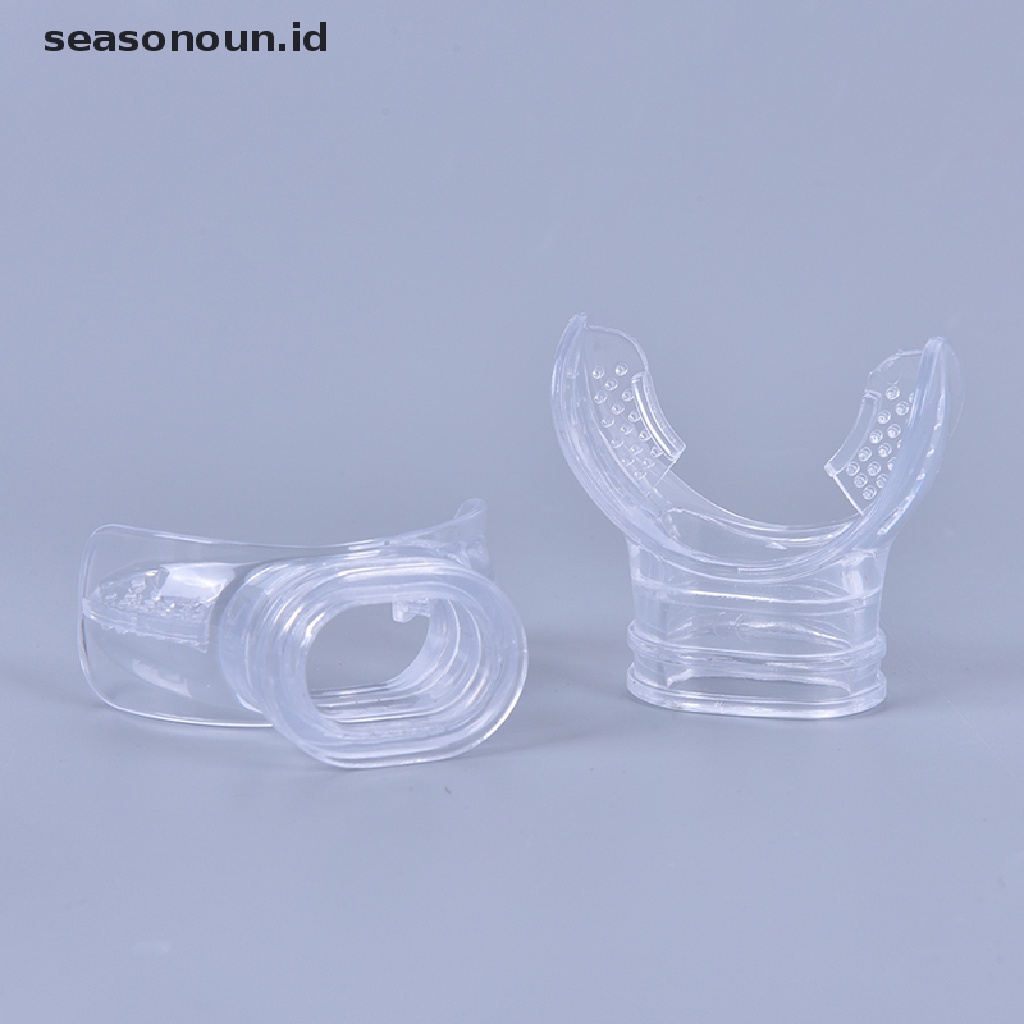 (seasonoun) 1pc Selang Snorkel Bahan Silikon Transparan Untuk Diving / Berenang