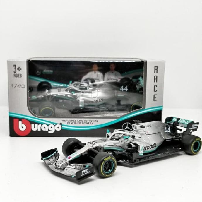 Diecast Formula 1 Miniatur F1 Mercedes AMG #44 Lewis Hamilton 2019