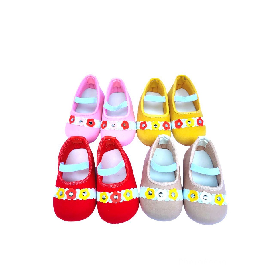 Sepatu Bayi Perempuan 0 12 bulan / Sepatu Prewalker bayi Perempuan / Sepatu Bayi Newborn Alice