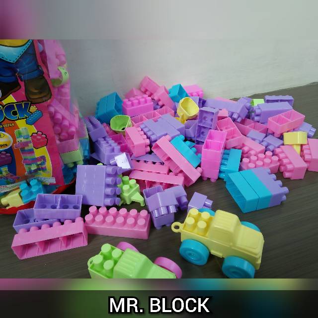 Block Lego Besar MR BLOCK Mainan Edukasi Anak