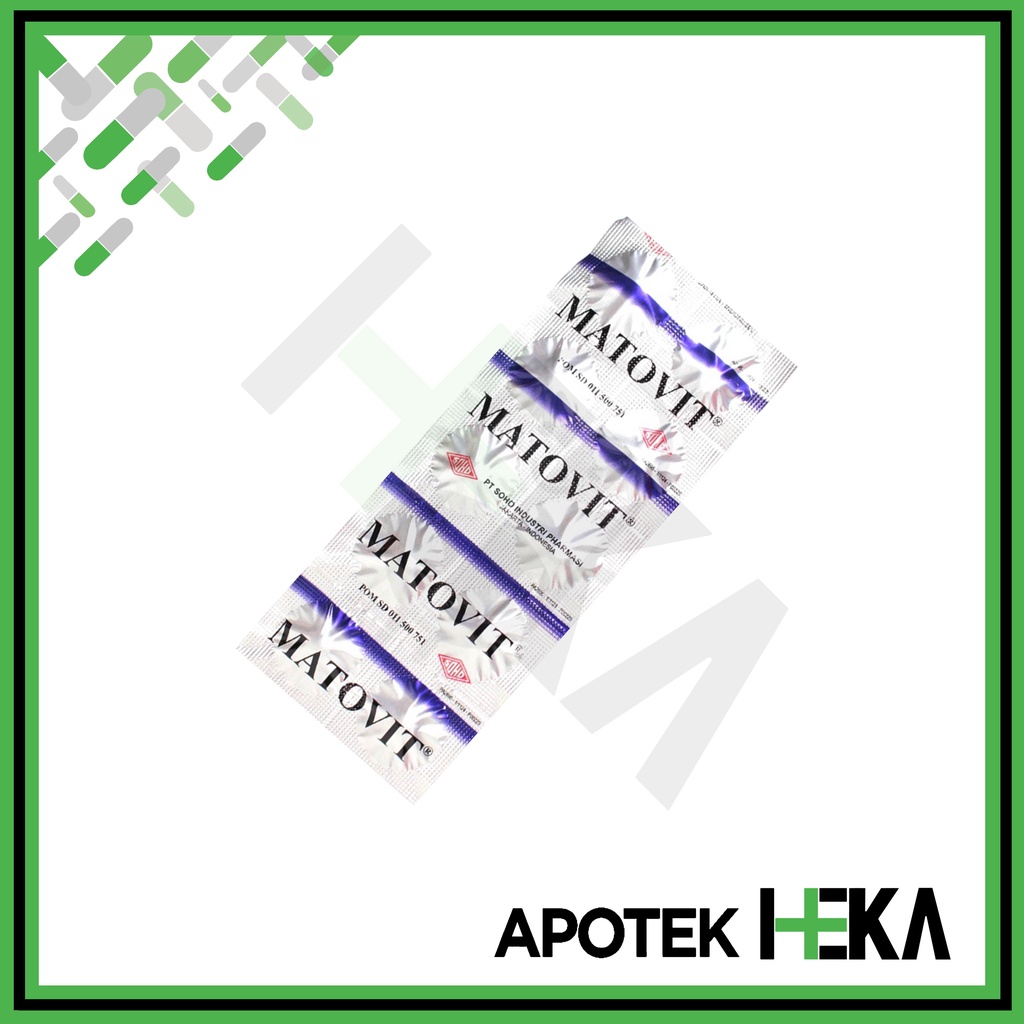 Matovit Strip isi 10 Tablet - Suplemen Vitamin Mata (SEMARANG)