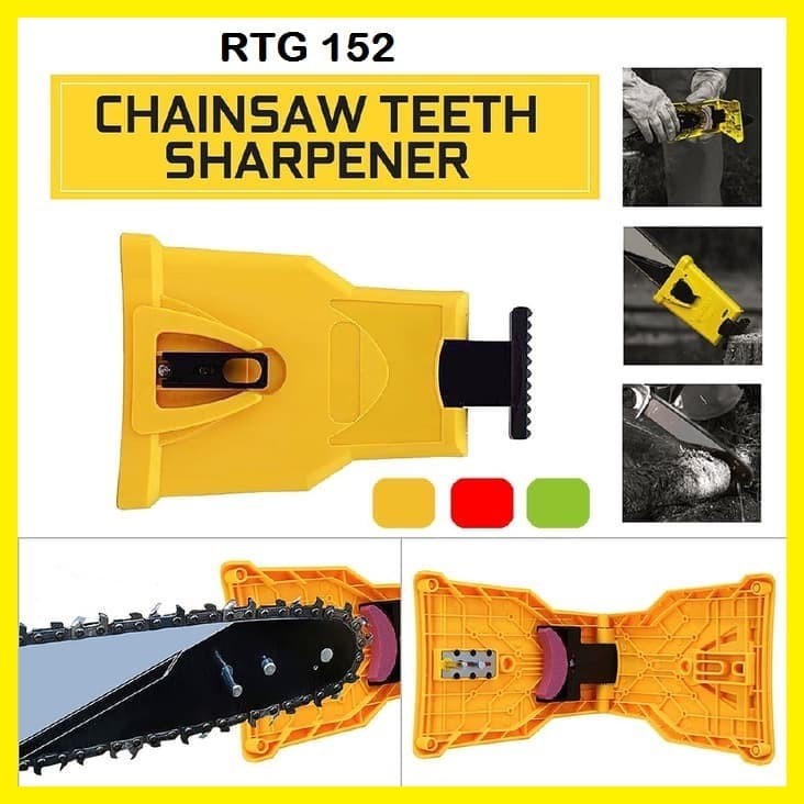 Pengasah Kikir Rantai Chainsaw Sah Asahan Gergaji Rautan Mesin Pertukangan Chain Saw Asahan Chainsaw