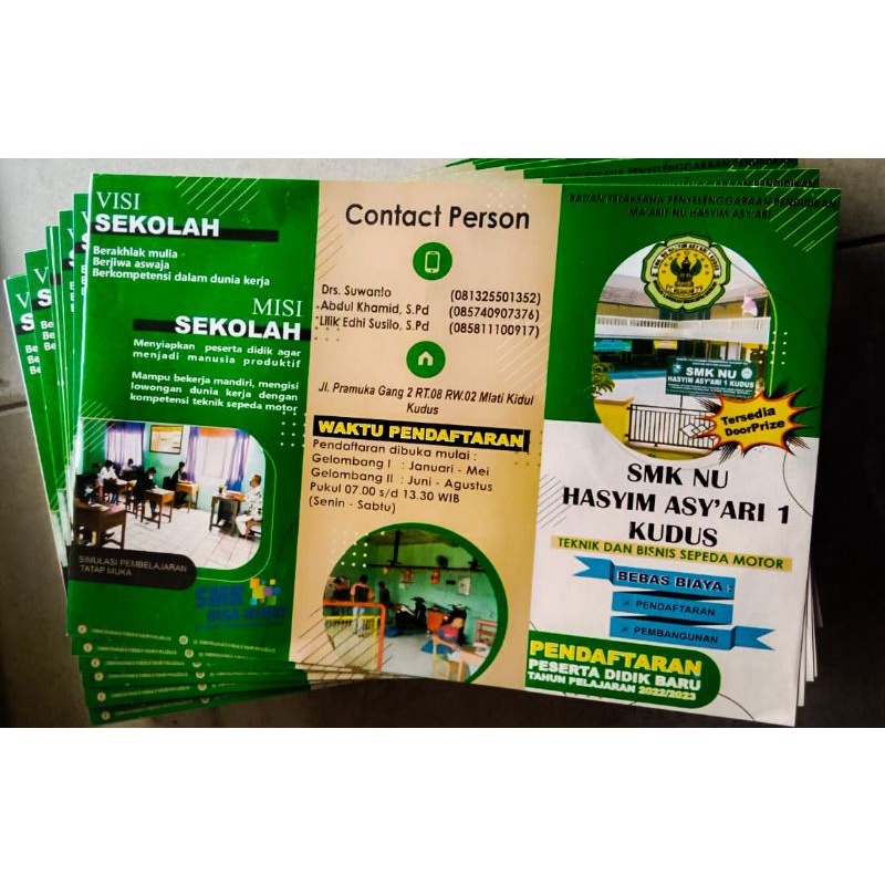 

Cetak Brosur leaflet A4/F4 (min 100lbr) 1sisi