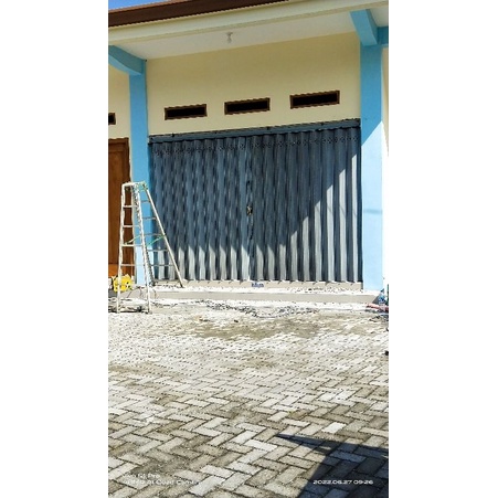 pintu besi harmonika,
