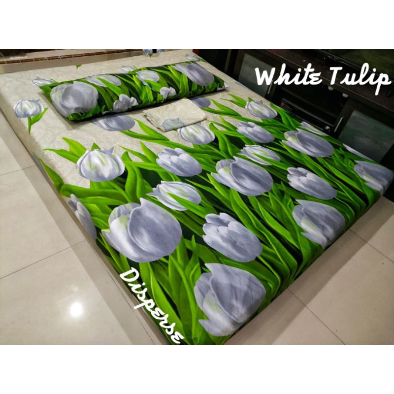 Seprei sprei seprai motif bunga tulip cantik