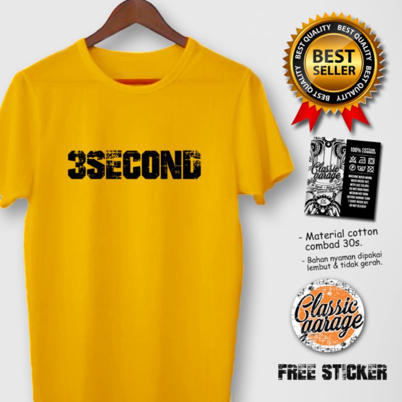 3Second / Kaos Distro / Baju Distro / Kaos Murah / Baju Murah / Kaos Casual / Baju Casual / Kaos Ata