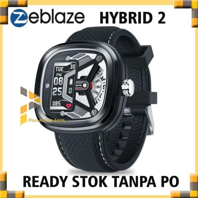 harga promo Barang bagus ZEBLAZE HYBRID 2 DUAL Smartwatch Heart Rate Blood Pressure Waterproof