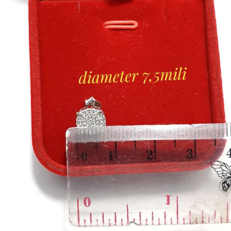 Muraaaahh.. GIWANG PERAK 925 / ANTING TUSUK PERAK 925 LAPIS EMAS PUTIH / ANTING GIWANG TUSUK STUD AT