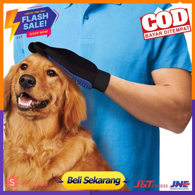 NICREW Sarung Tangan Pijat Grooming Anjing - CWST1