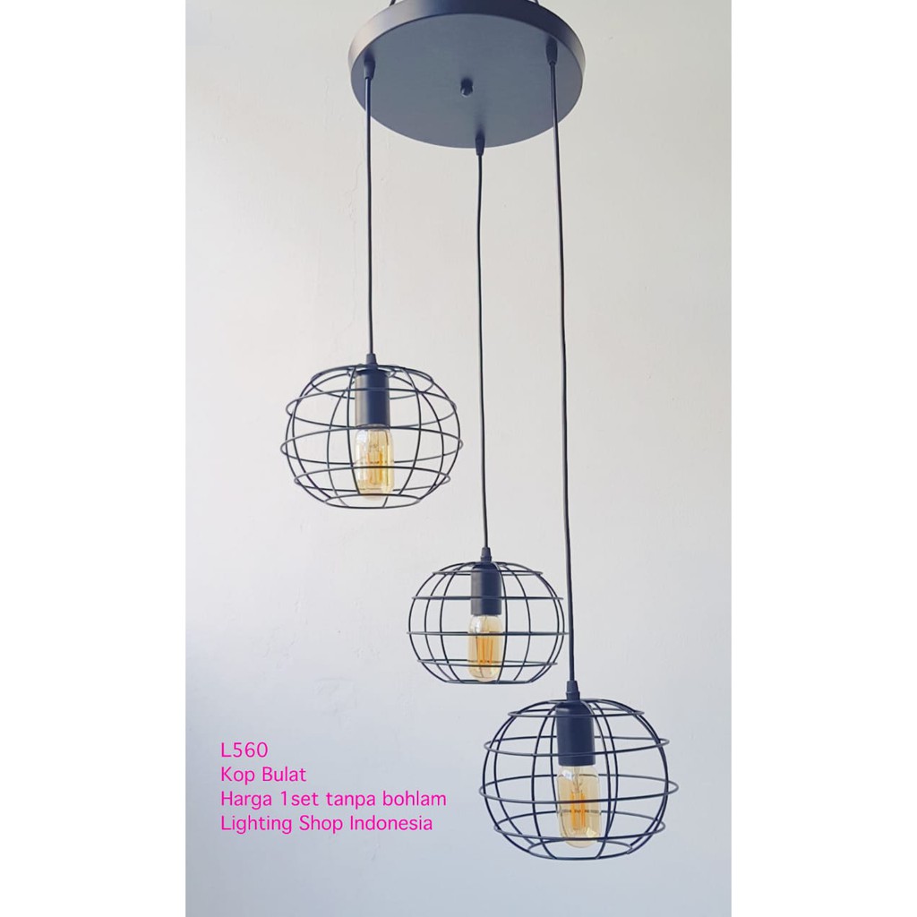 Lampu gantung 3in1 dapet 1set 3Lampu minimalis simple hias Lampu gantung 3in1 dapet 1set 3Lampu minimalis simple hias