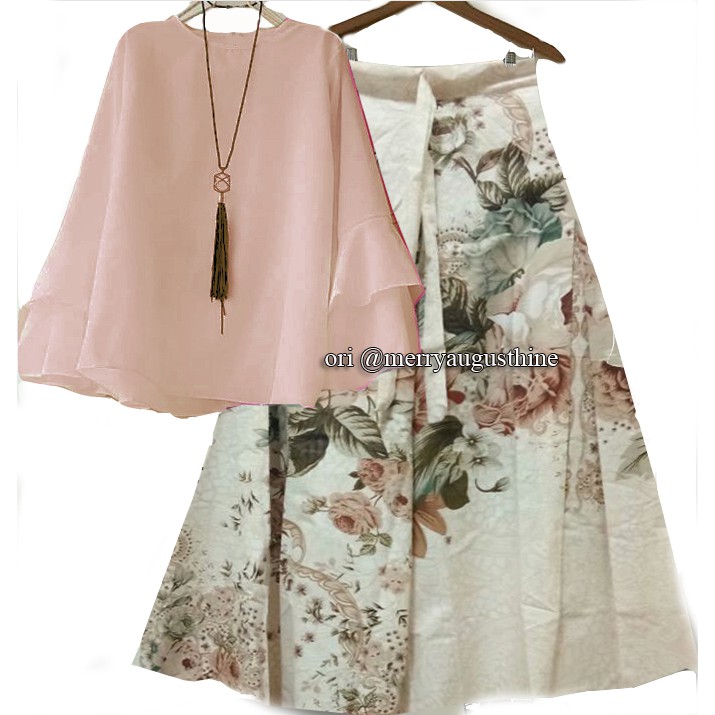Stelan kulot vintage 5warna Shopee Indonesia