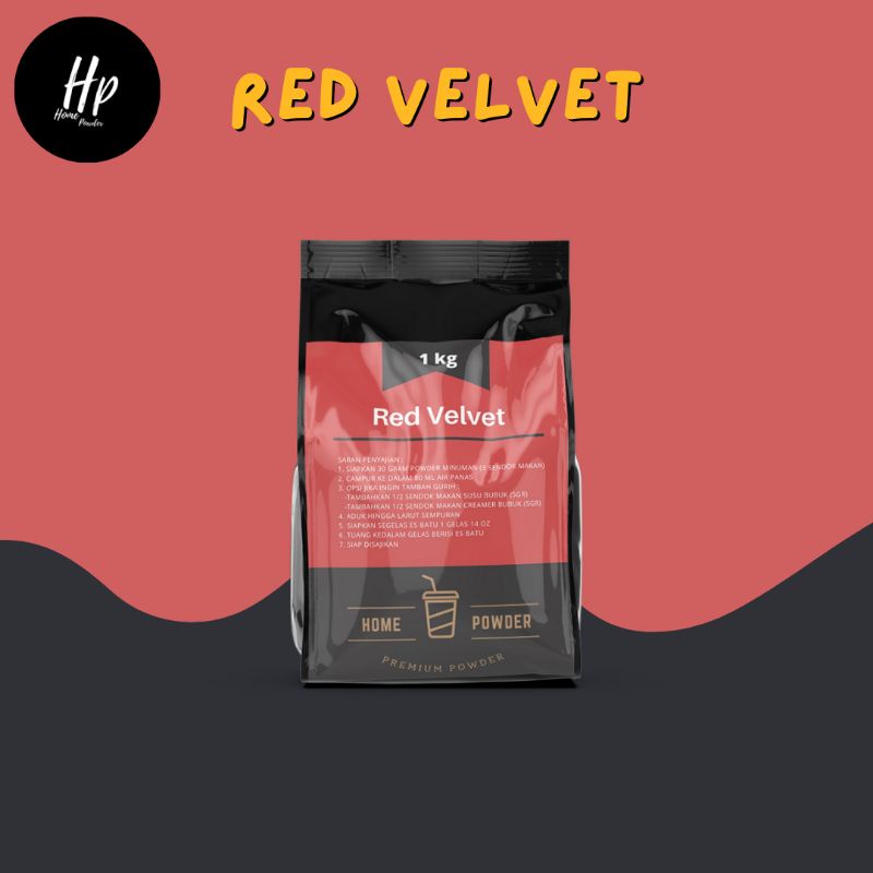 

Serbuk Minuman Red Velvet Premium 1kg Bubuk Red Velvet Premium