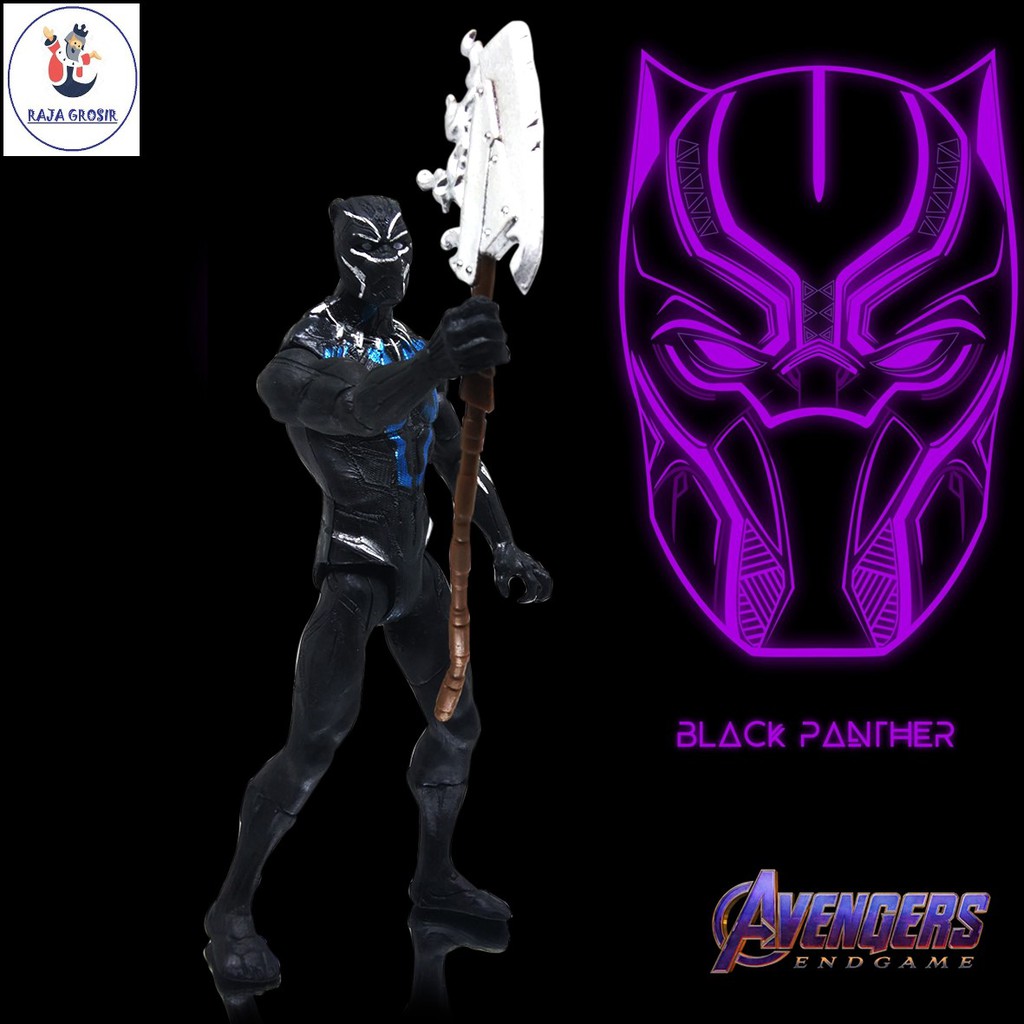 Mainan Action Figure Marvel Avengers / Mainan Anak Action Figure Avengers Black Panther