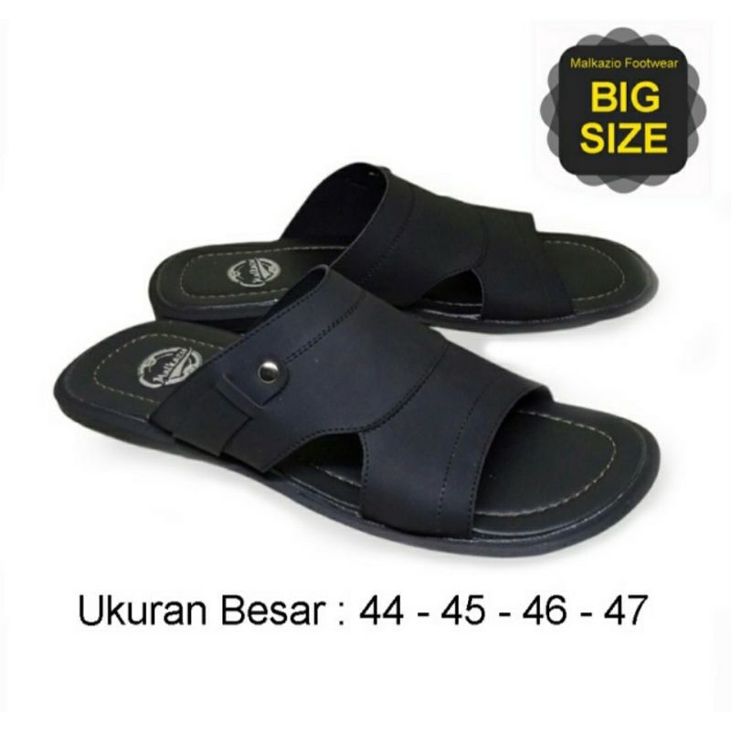 Sandal Pria BIG SIZE 44-45-46-47 Sendal Slide Pria Ukuran Besar Sandal Bapak Bapak Size Jumbo MZIO