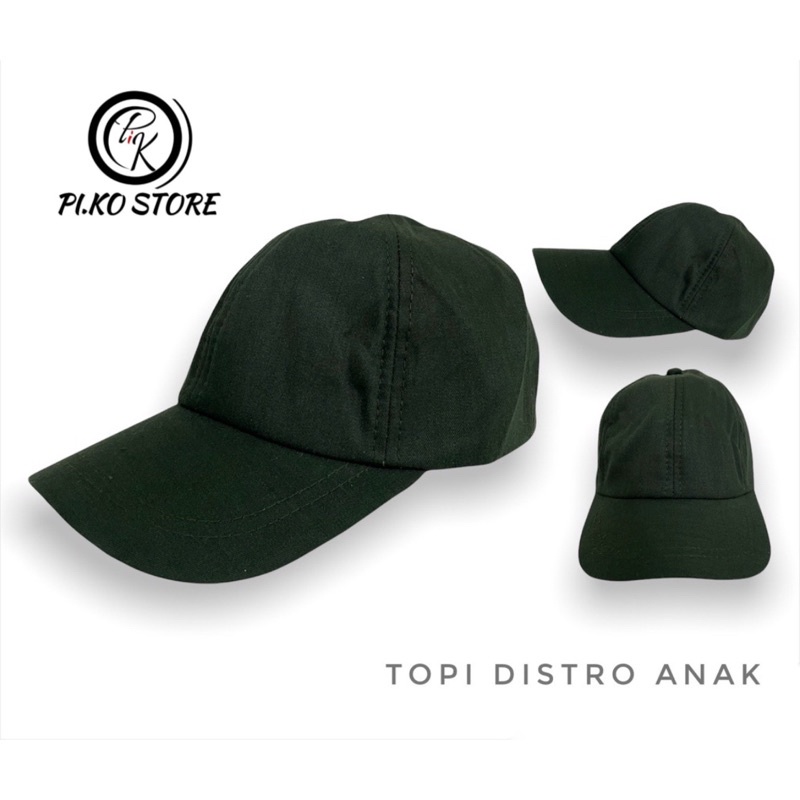 Piko Topi Distro Anak Bahan Kanvas Model Baseball