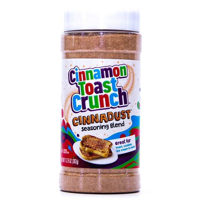 

CINNAMON TOAST CRUNCH CINNADUST SEASONING BLEND 382 gr 1375 OZ