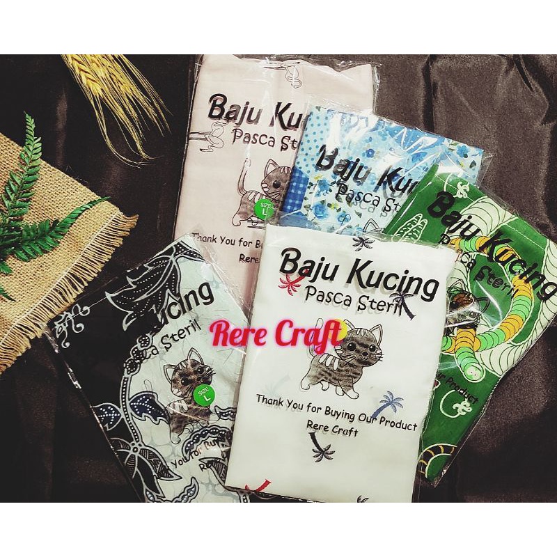 Baju Kucing Betina Pasca Steril