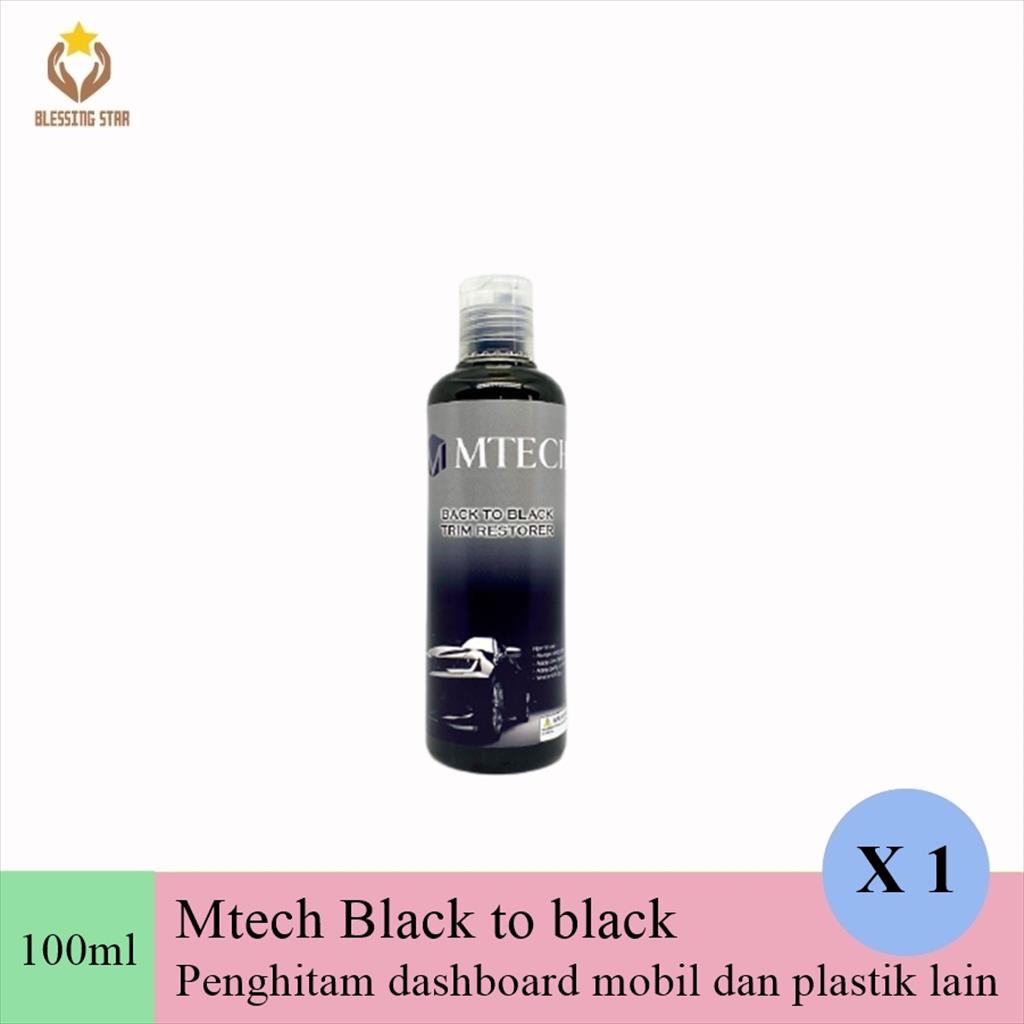 Penghitam plastik dasboard mobil Mtech plastic restorer black