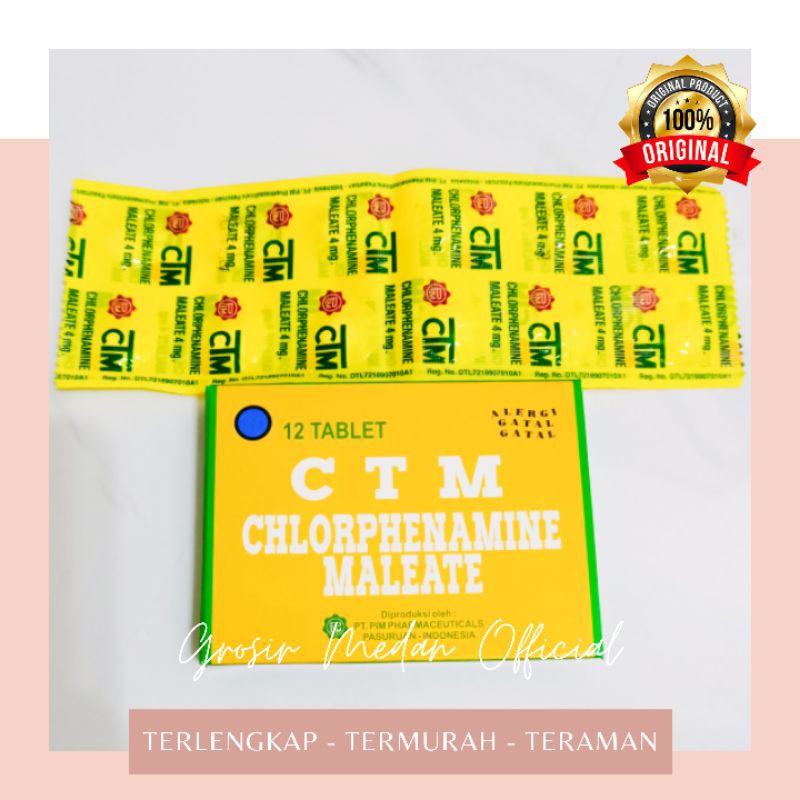 CTM OBAT ANTI ALERGI GATAL ANTIHISTAMIN