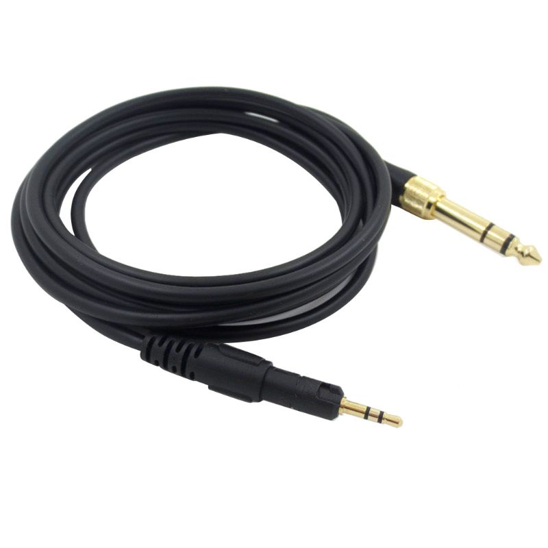 Cre Kabel Pengganti Untuk Headphone Audio-Technica ATH-M50X M40X M60X M70X 23 AugT2 6.35MM