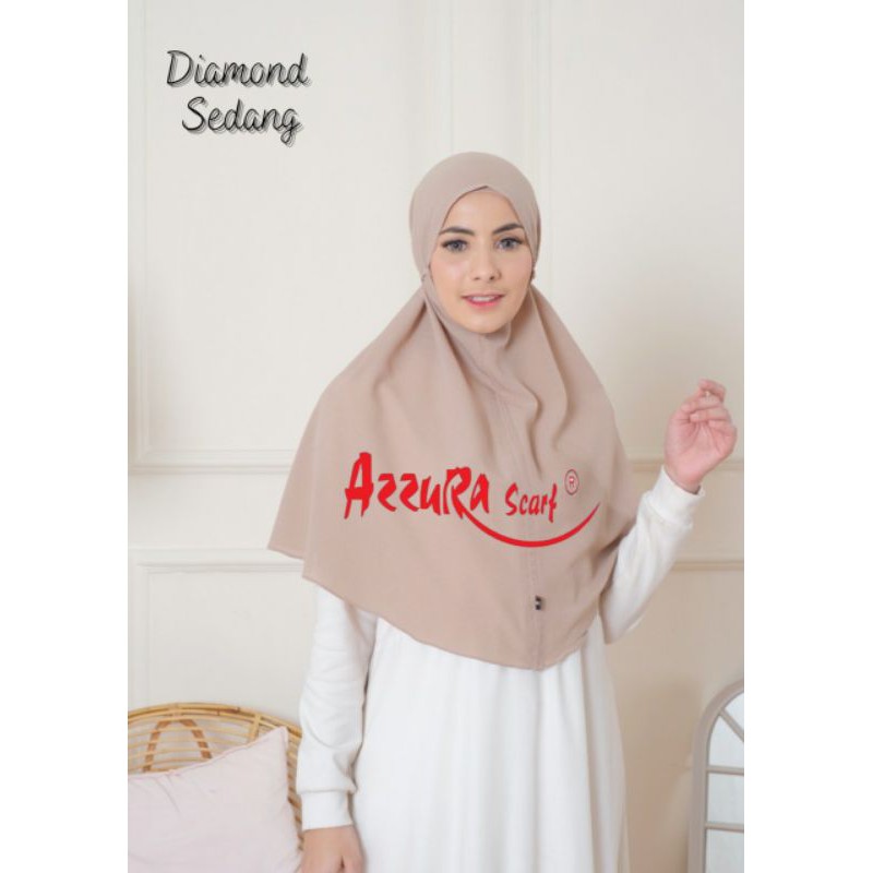 BERGO MARYAM DIAMOND | HIJAB MARYAM | ORIGINAL | AZZURA | BERGO TALI | BERGO POLOS | HIJAB INSTAN-4