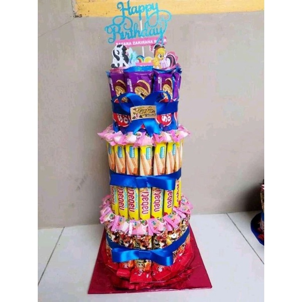 tart snack tower