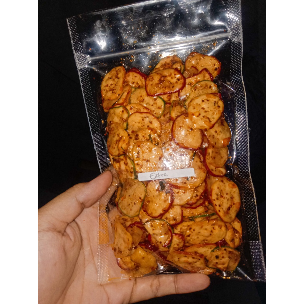 

KERBAK(Kerupuk Seblak) Extra peddas daun jeruk