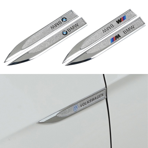 2pcs Stiker Logo Mobil BMW E36 E46 E30 E90 E30 F10 F30 E39 E60 E84 F48 F25 E83 F15