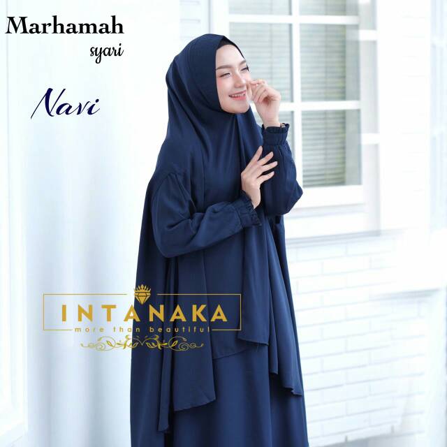 MARHAMAH SYARI | INTANAKA | GAMIS SET SYARI | GAMIS POLOS | GAMIS SET NIQOB | GAMIS SET CADAR