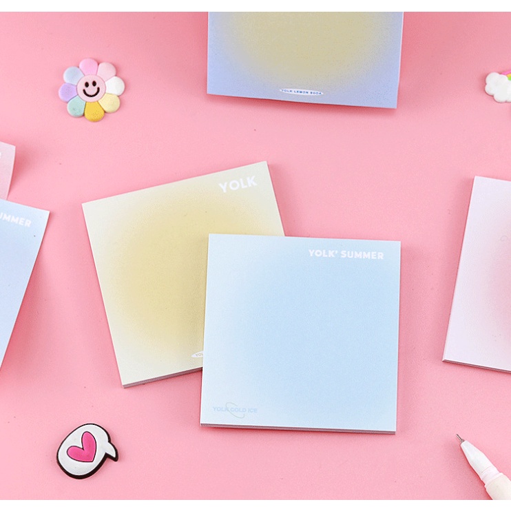 

Sticky notes simple gradient summer color