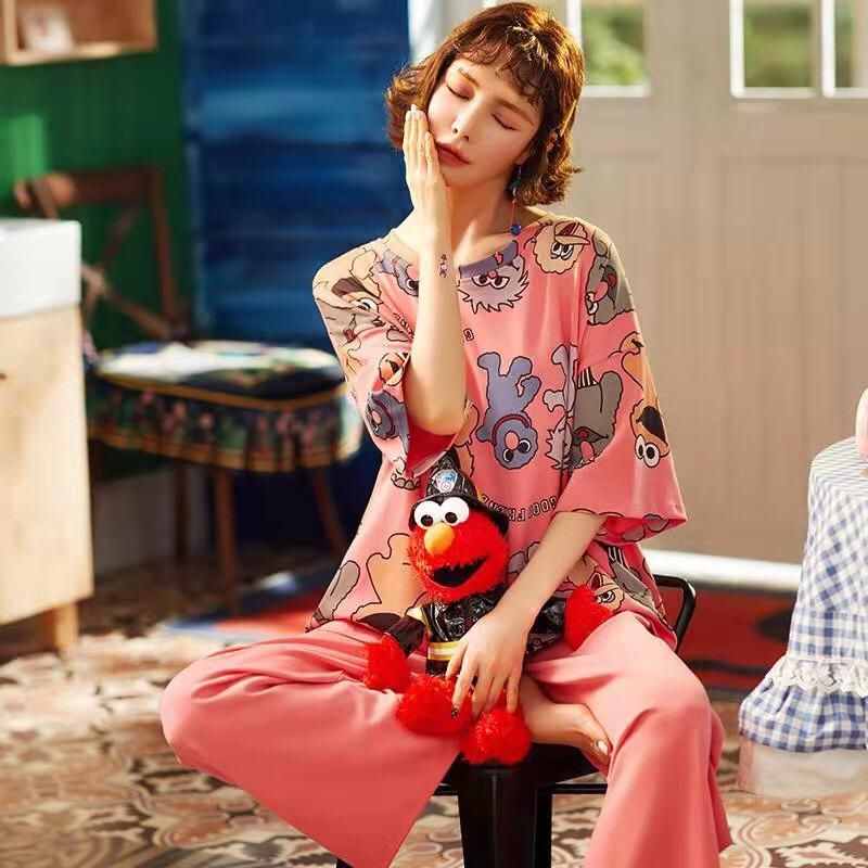 PIYAMA IMPORT PREMIUM CP ELMO KAOS KATUN