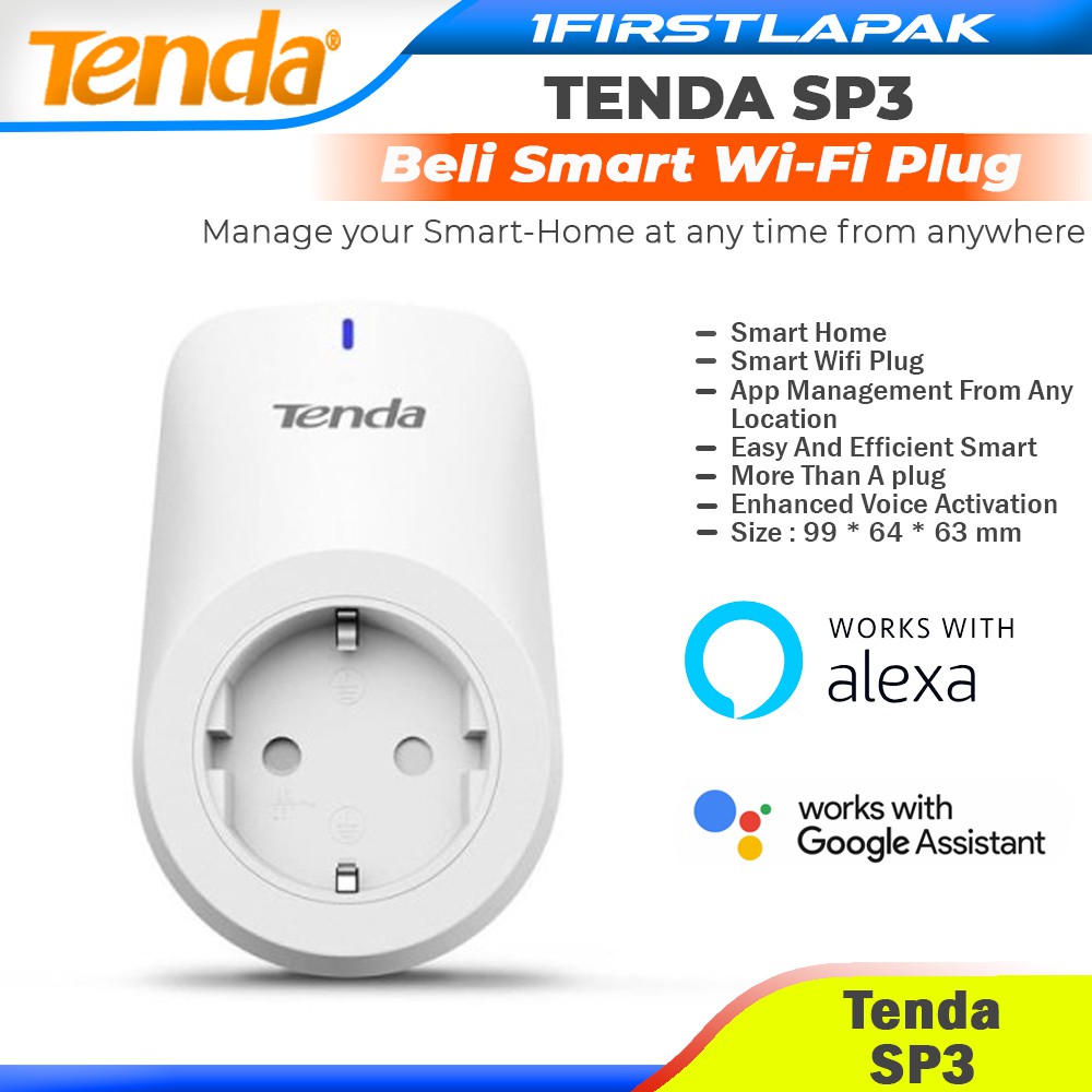 Tenda SP3 Smart Wifi Plug Smart Home Wifi Smart