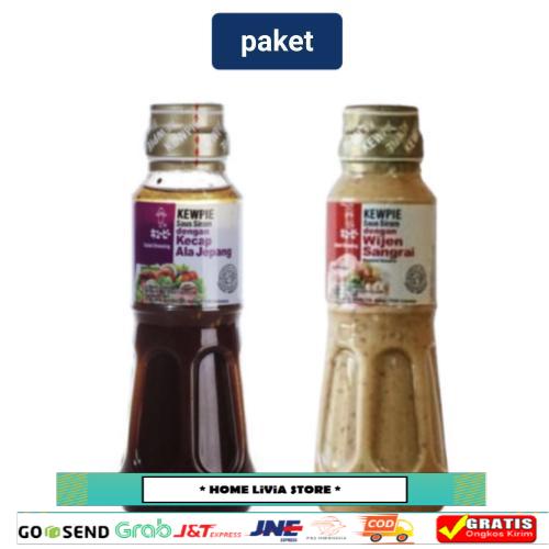 

Kewpie Saus Siram Kecap Ala Jepang 200ml + Kewpie Saus Siram Wijen Sangrai 200ml