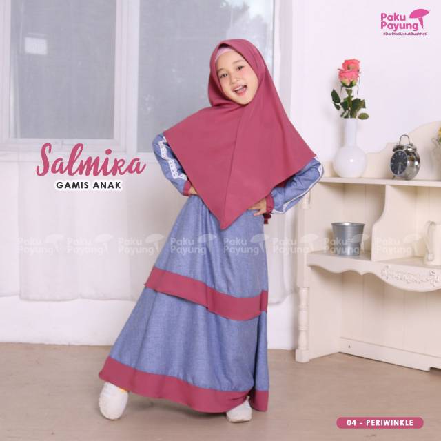 Gamis Anak 9 Tahun Salmira katun madinah