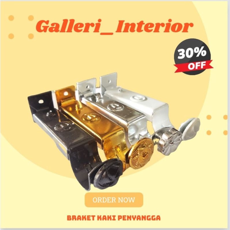 BRACKET PENYANGGA KAKI REL BATANG BESI GORDEN TOZAN SUPER TEBAL/ PENYANGGA REL DUDUKAN TIANG GORDEN