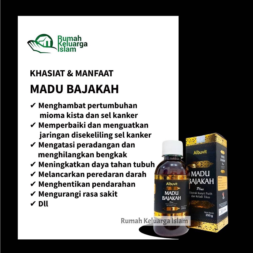 Madu bajakah premium quality asli obat kanker tumor kista prostat asma