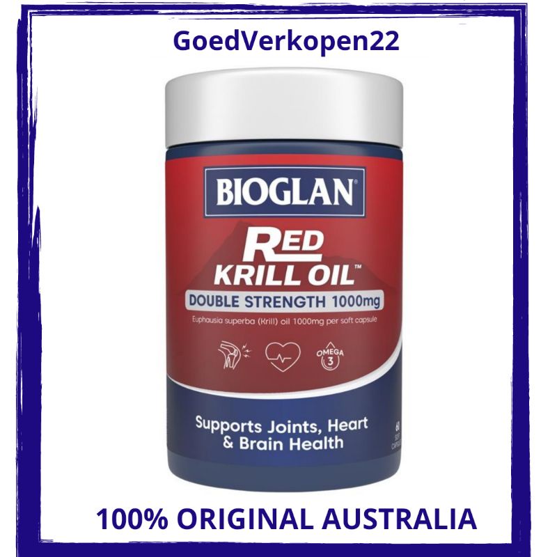 Bioglan Red Krill Oil 1000mg 60 Capsules