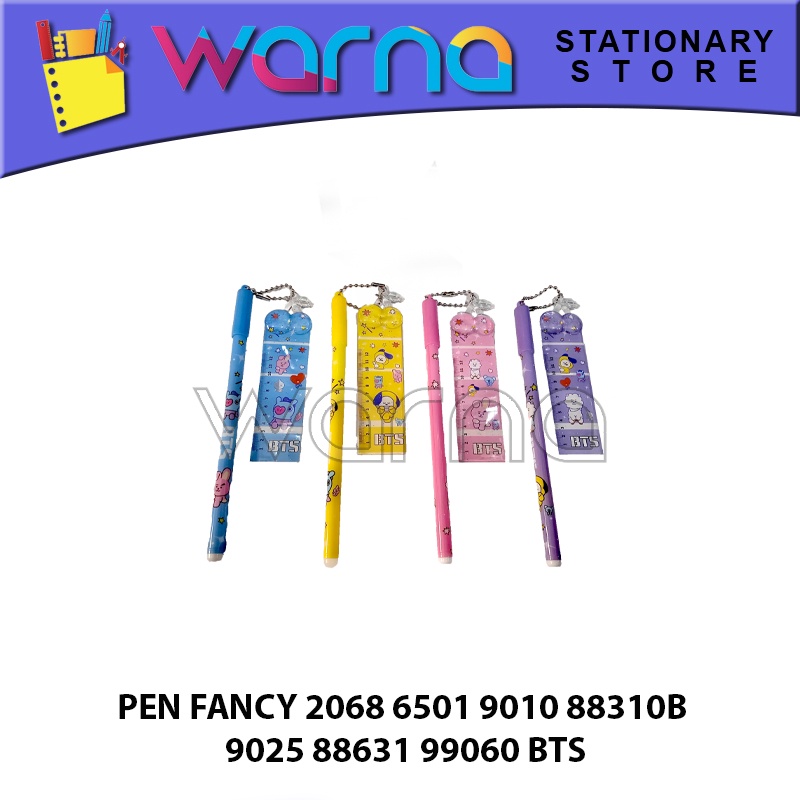 

PEN PULPEN BOLPEN BALLPOINT FANCY 2068 6501 9010 88310B 9025 88631 99060 BTS
