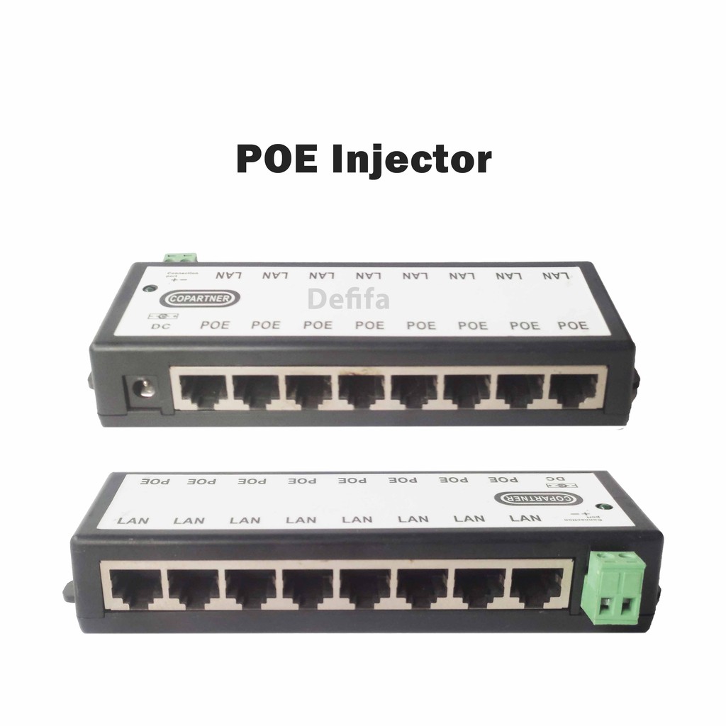 Jual Passive Power over Poe Injector 8 Port