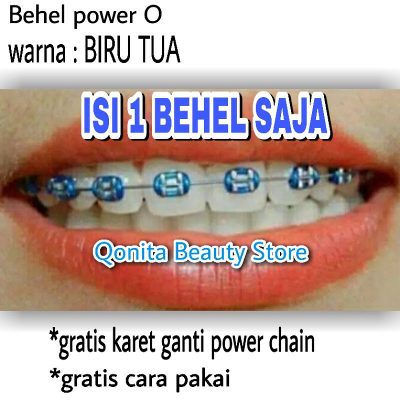 [BISA COD] ISI 1 Picis BEHEL LEPAS PASANG MURAH WARNA BIRU TUA UNTUK CEWEK COWOK BEHEL FASION