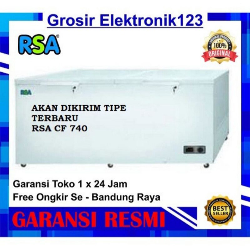 Freezer RSA cf 750 Chest Frizer FREEZER BOX PEMBEKU DAGING