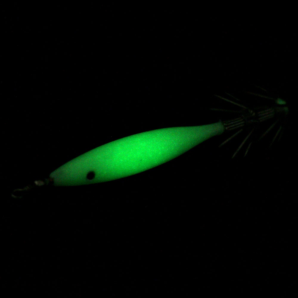 HENGJIA 15pcs Mini Squid Fishing Lure 8cm 3.6g Luminous Cumi Hard Artificial Bait Bass Tackle