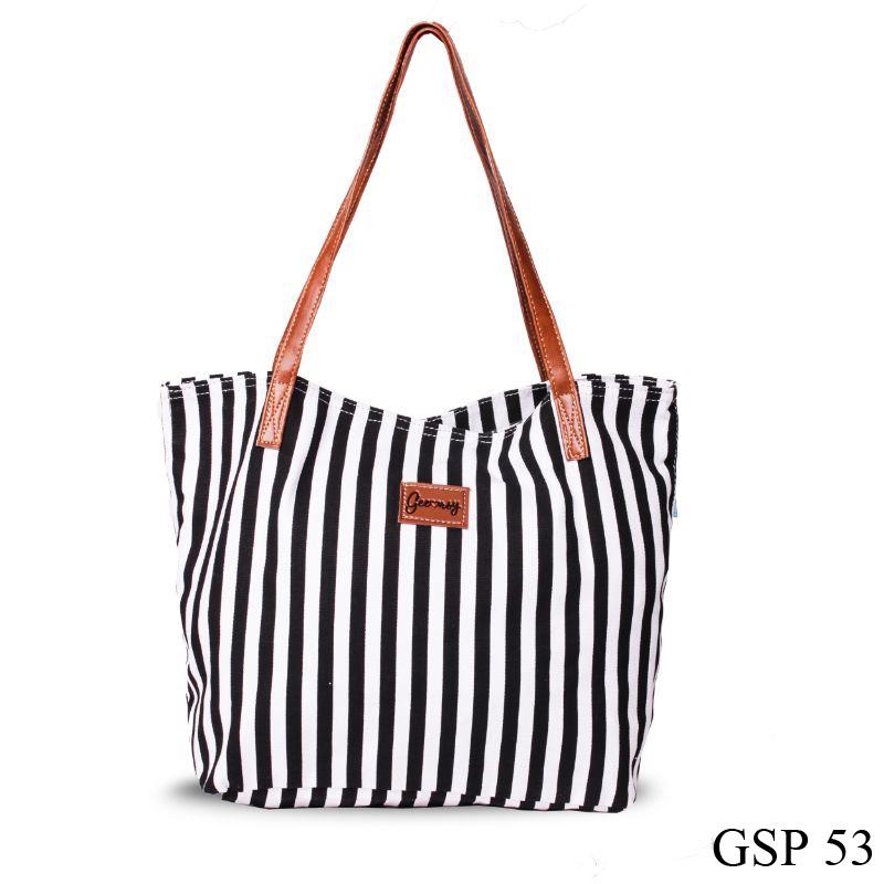 Tas Wanita Casual Canvas Hitam – GSP 53