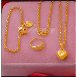 Image of promo best seller set perhiasan wanita nuri berlapis emas 24k sangat cantik anti luntur dan tidak berkarat