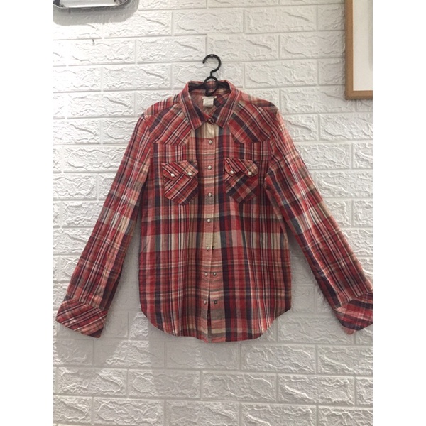 LEVIS kemeja cewek kotak kotak (preloved)