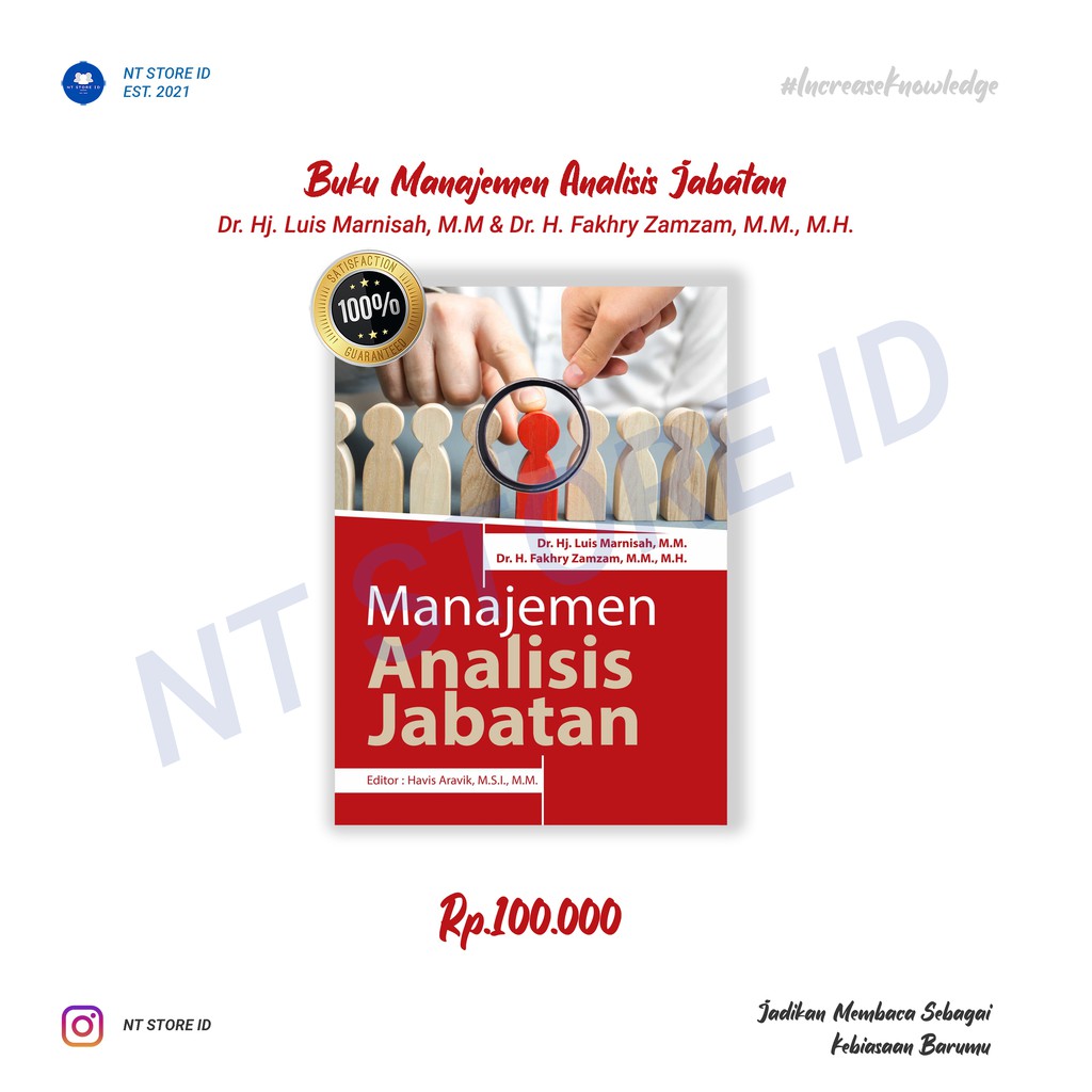 Buku Manajemen Analisis Jabatan