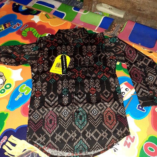 Baju Batik Anak Songket Modern