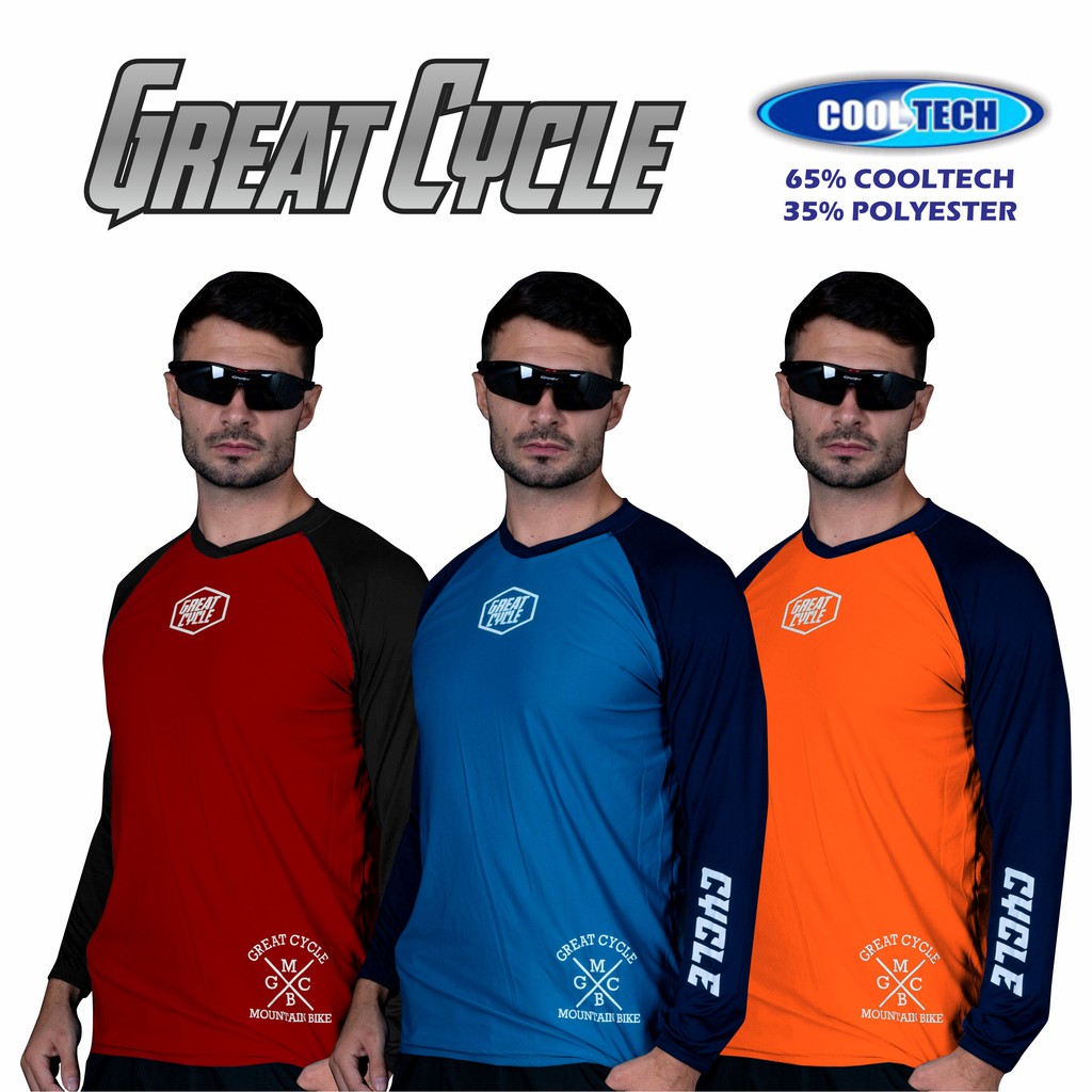 Jersey Sepeda GC Baju Sepeda Kaos Sepeda Gowes Cooltech Adem